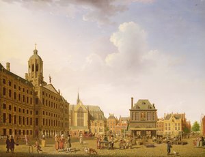 Place du Dam - Amsterdam, 1782